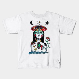 Serene at Night Kids T-Shirt